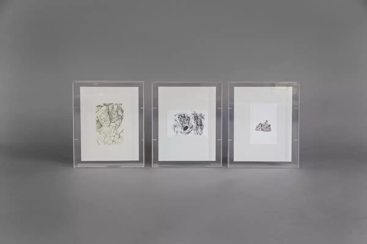 Foto de tres obras que estarán en la exhibición ‘6x4: THE AFFORDABLE ART PROJECT’