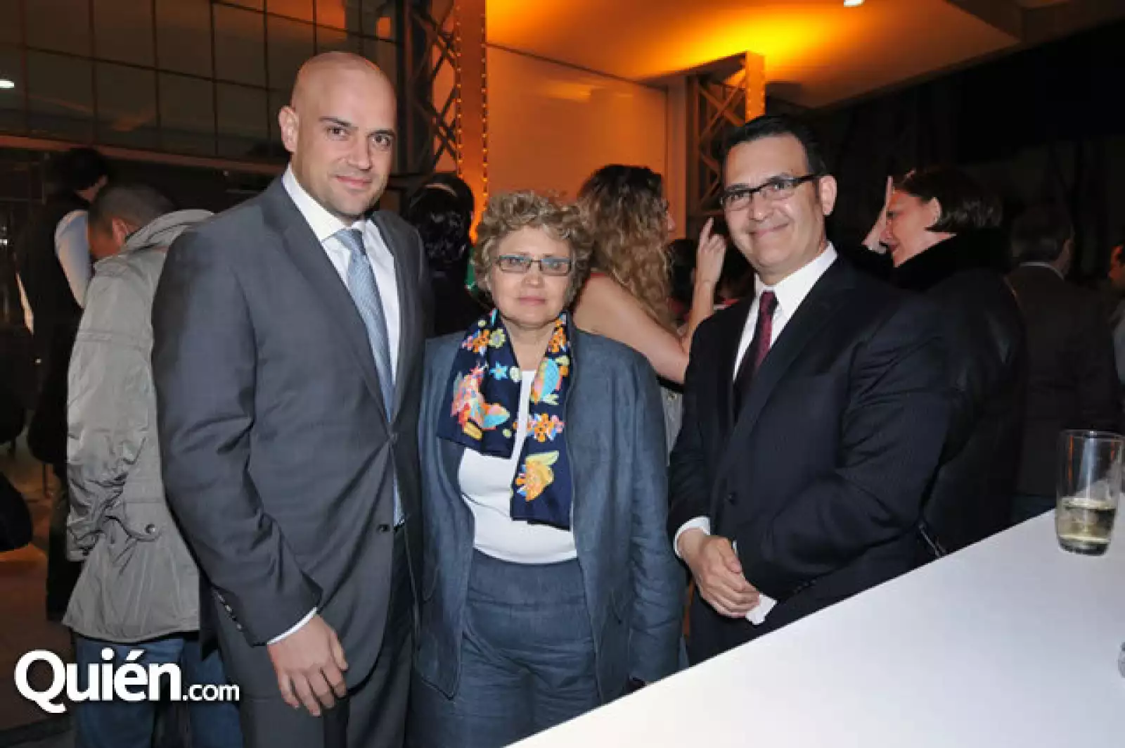 Manuel Rivera,Rossa Fuentes-Berain y Alfonso Brito