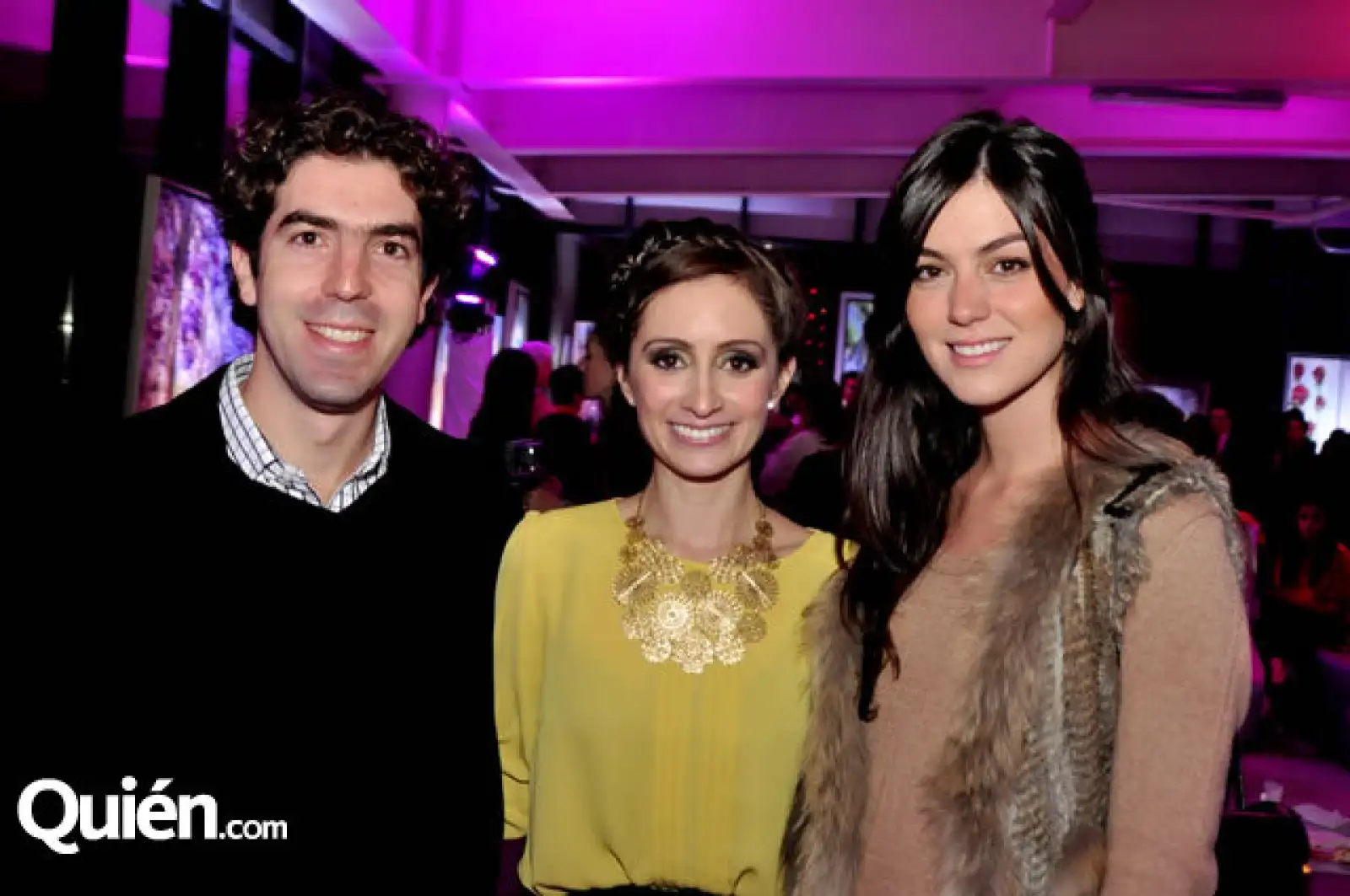 Luis Felipe Salas, Sonia Gómez de Toussaint y Patricia Azcúnaga