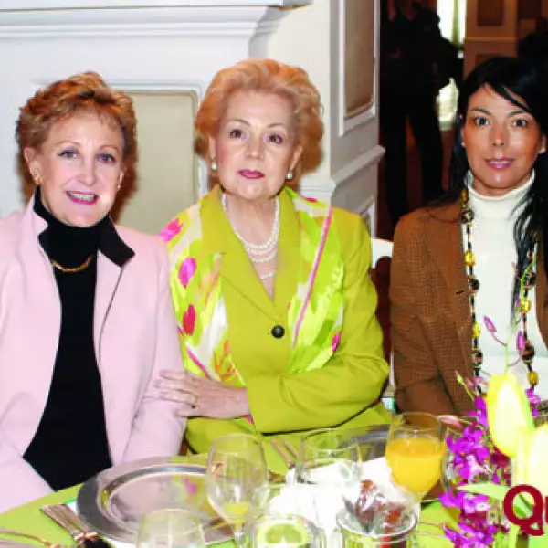 Teresa Bert de López, Alo Flores de González, Elizabeth de Alvarado