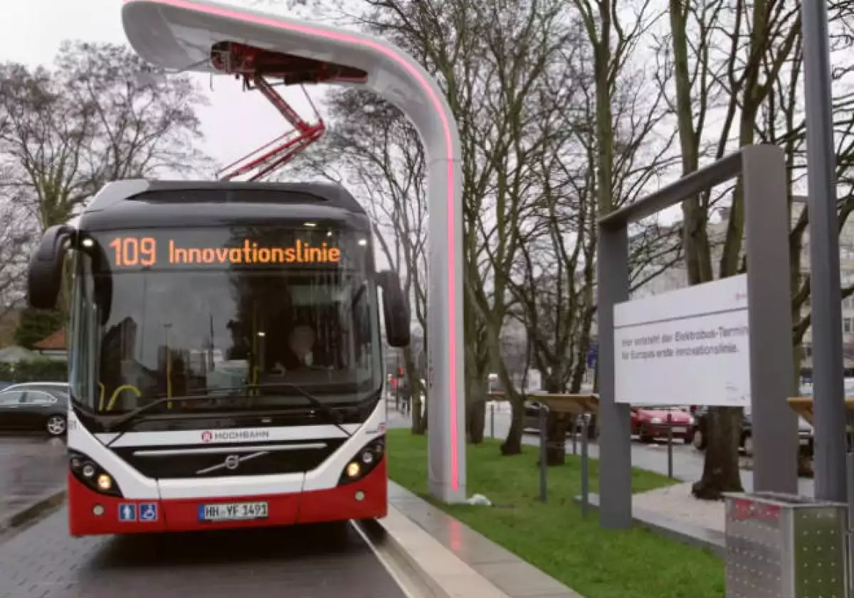 Autobús híbrido eléctrico de Volvo