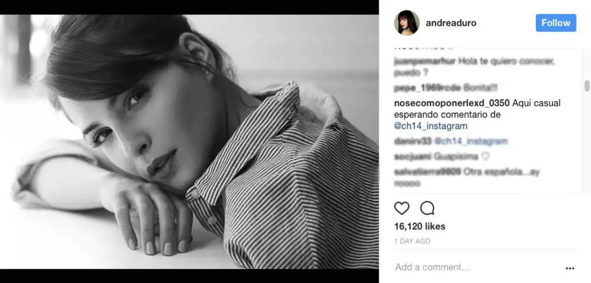 Andrea Duro, Chicharito