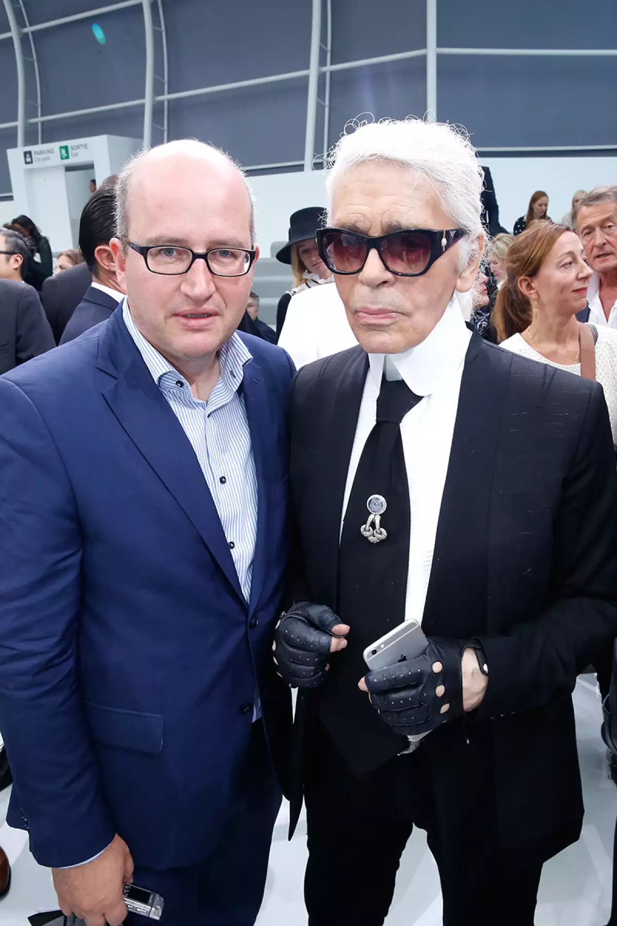 Foto: GettyImages; Karl Lagerfeld y Alfons Kaiser, 2015