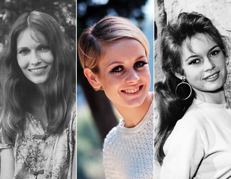 Mia Farrow, Twiggy y Brigitte Bardot fueron grandes íconos en los 60's.