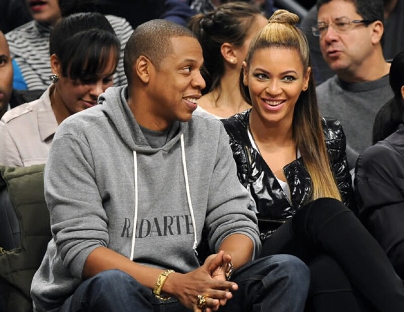 Jay-Z con Beyoncé.