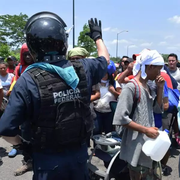 policía federal operativo migrantes