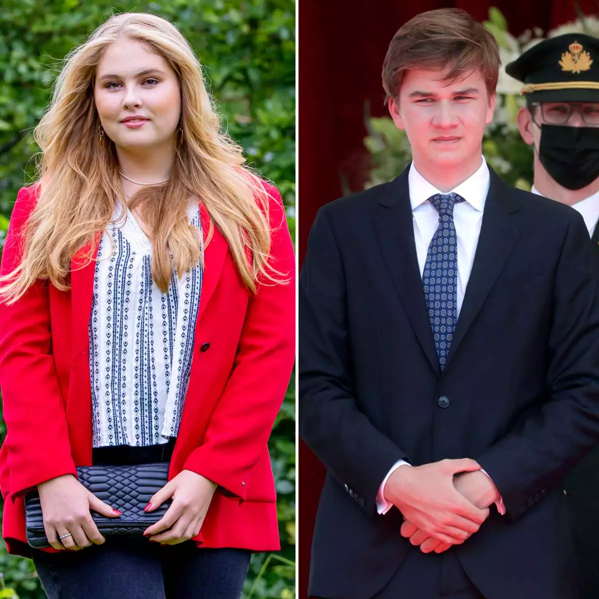 princesa Amalia de Holanda, príncipe Gabriel de Bélgica