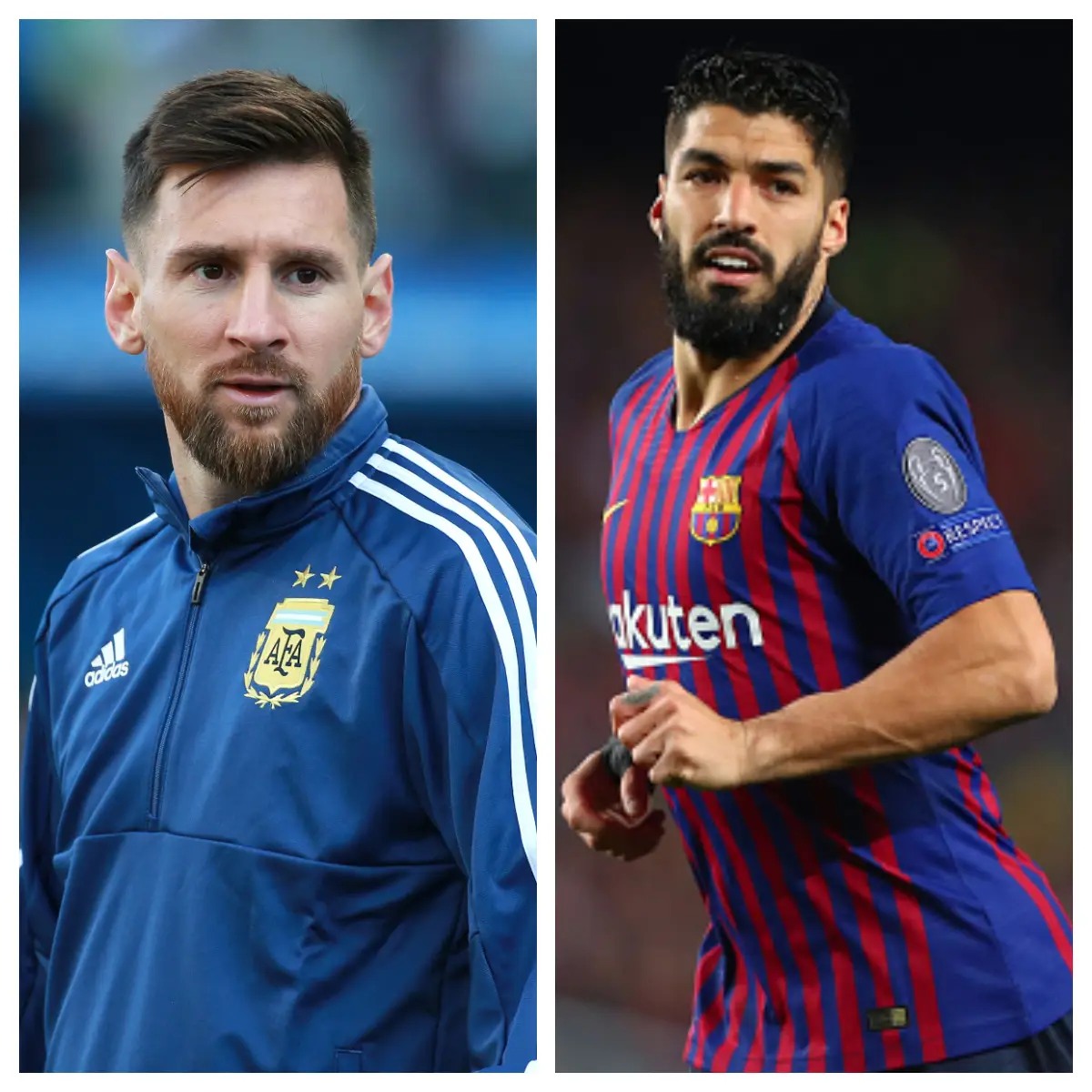 Lionel Messi y Luis Suárez.