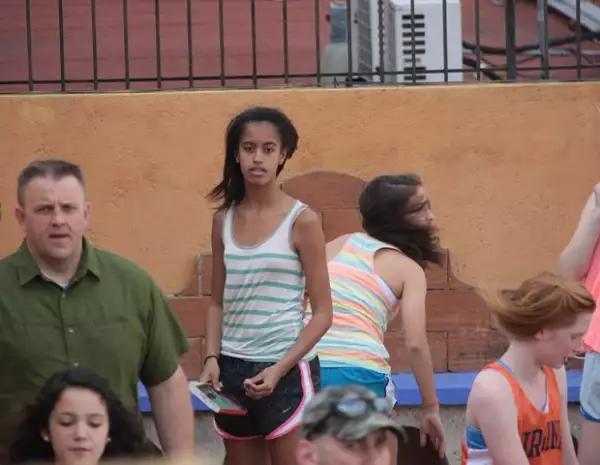 La hija del mandatario ha estado rodeada de un fuerte dispositivo de seguridad.