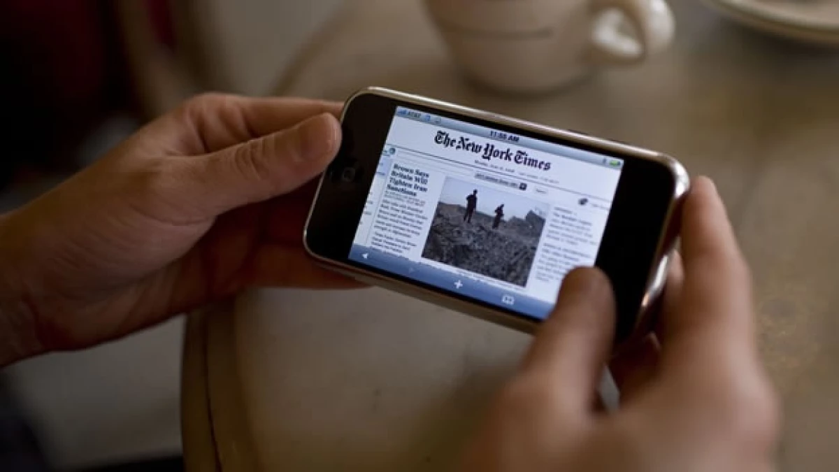 New York Times iPhone