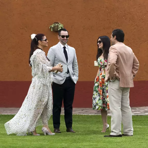 Reunión de amigos previo al bautizo.