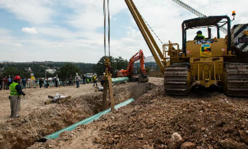 gasoducto colocaci�n