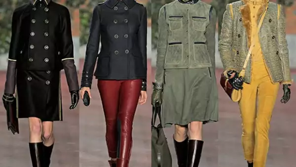 Prendas casuales de inspiración campestre con aires militares definieron la nueva propuesta de Tommy Hilfiger exhibida en el Marco de Moda neoyorquino.