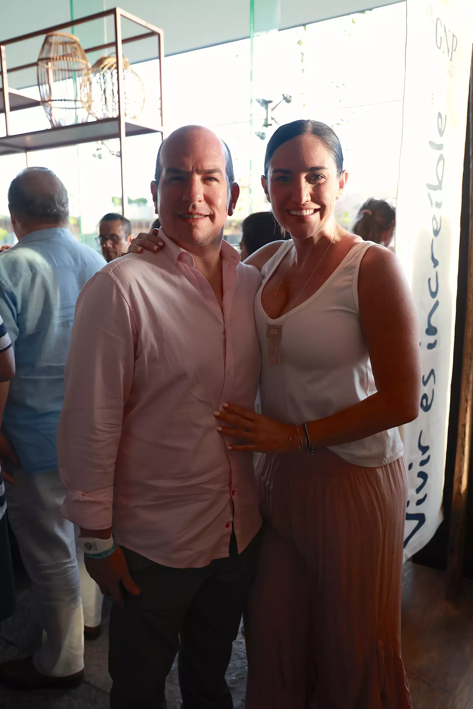 Jorge García y Danielle Dithurbide 