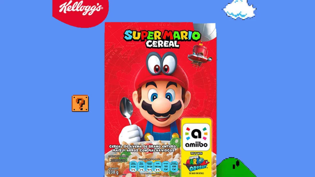 El cereal inspirado en Mario Bros llega a México