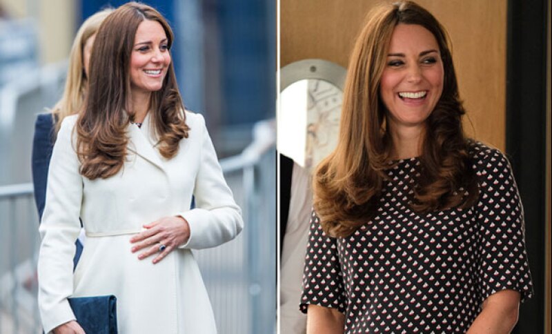 Este ha sido uno de los más recientes outfits que hacen lucir a Kate no solo elegante, sino resaltan su bella pancita.