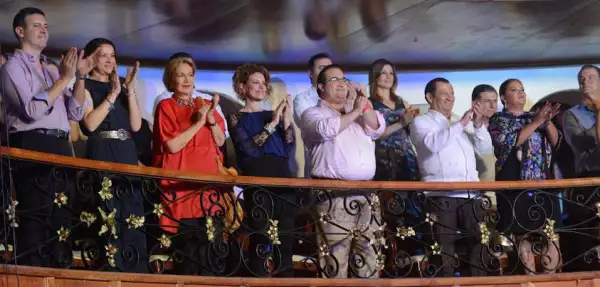 Karime Macías y Javier Duarte