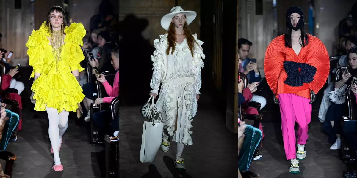 Gucci show, Runway, Spring Summer 2019, Paris Fashion Week, France - 24 Sep 2018