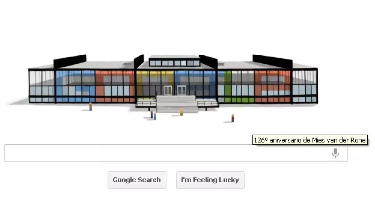 Mies van der Rohe doodle google