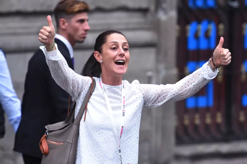 Claudia Sheinbaum, abril de 2018
