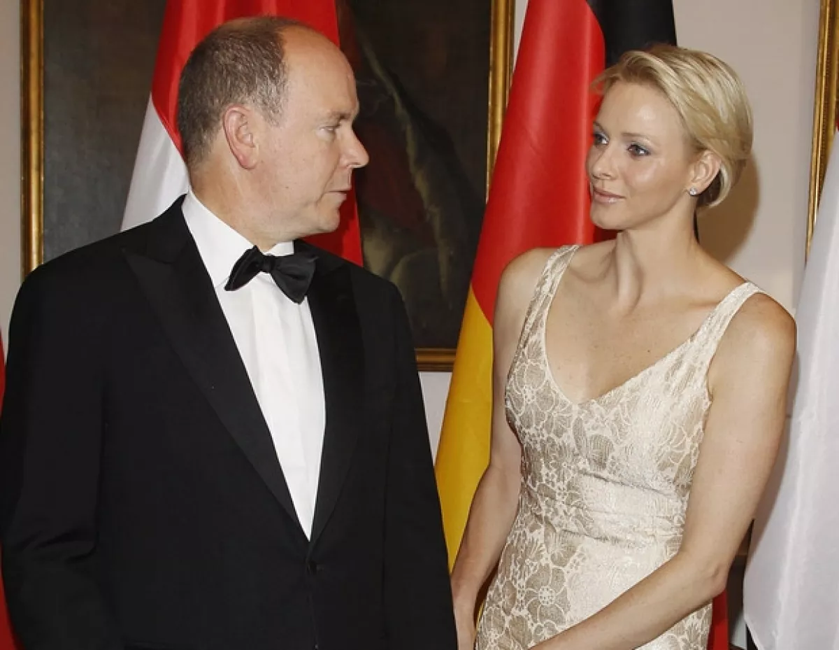 Alberto y Charlene de Mónaco.