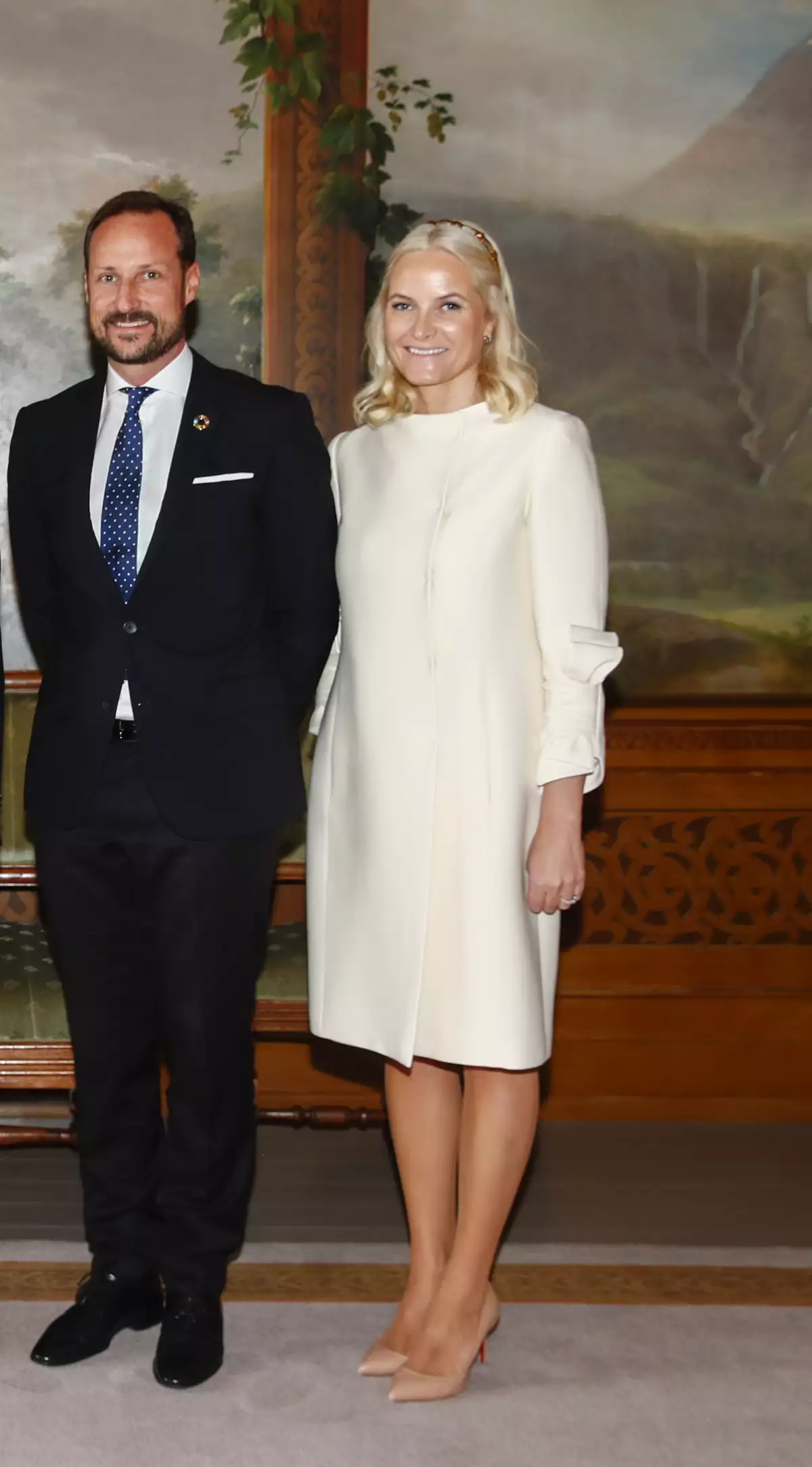 Príncipe Haakon y la princesa Mette-Marit de Noruega