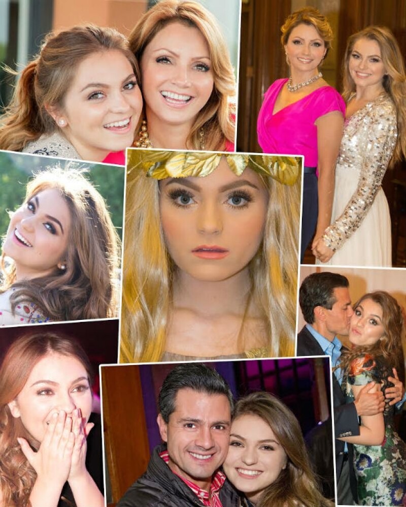 Angélica Rivera compartió estas fotos de su hija Sofía para felicitarla.