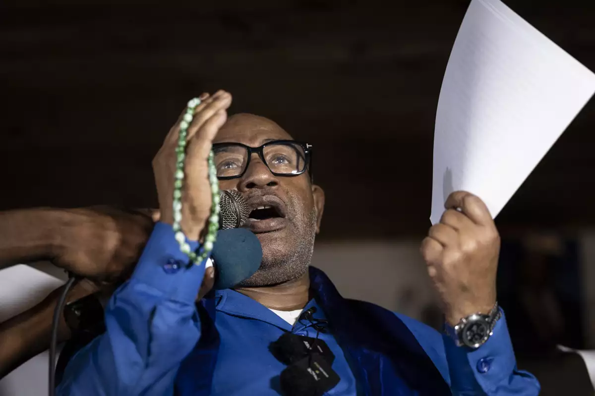 Azali Assoumani, presidente de Comoras