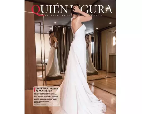 Ana Brenda se probó varios vestidos y este fue uno de sus favoritos para llevar el día de su boda.