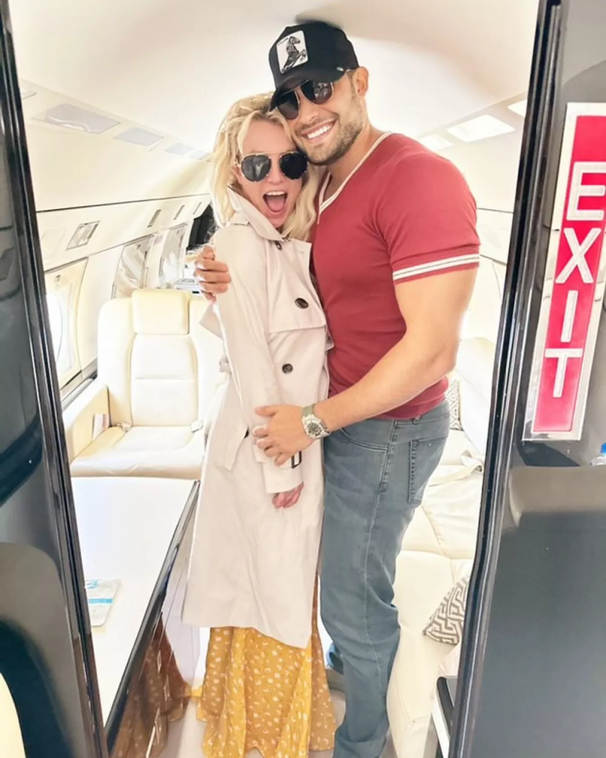 Britney spears y Sam Asghari