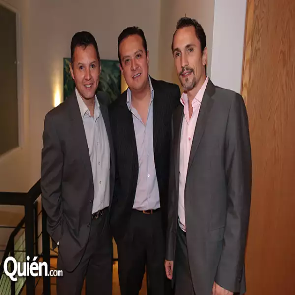 Eliseo Garnelo, Roberto Guzmán y Sebastián Arena