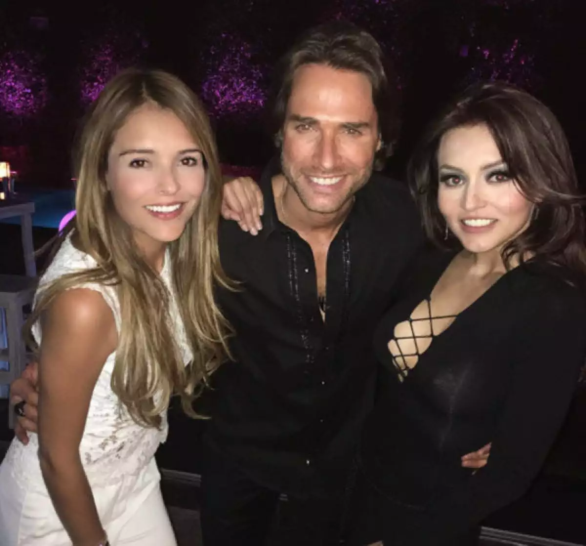Aunque los tres celebraron por separado, este fin de semana los actores se encontraron en mismo evento, donde no perdieron la oportunidad de felicitarse.