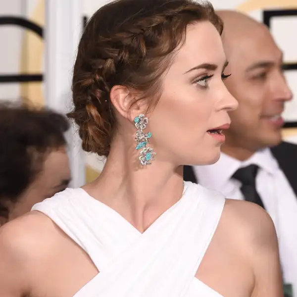 Emily Blunt en los Golden Globes 2015.