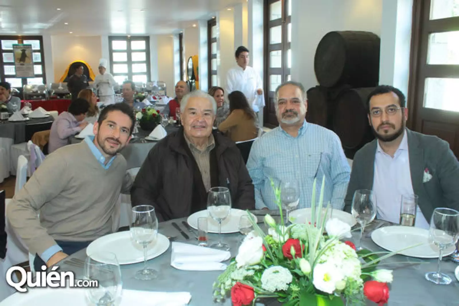 Gerardo Roldan, Ramón Aguirre, Manuel Fernández y Manuel Fernández Jr.