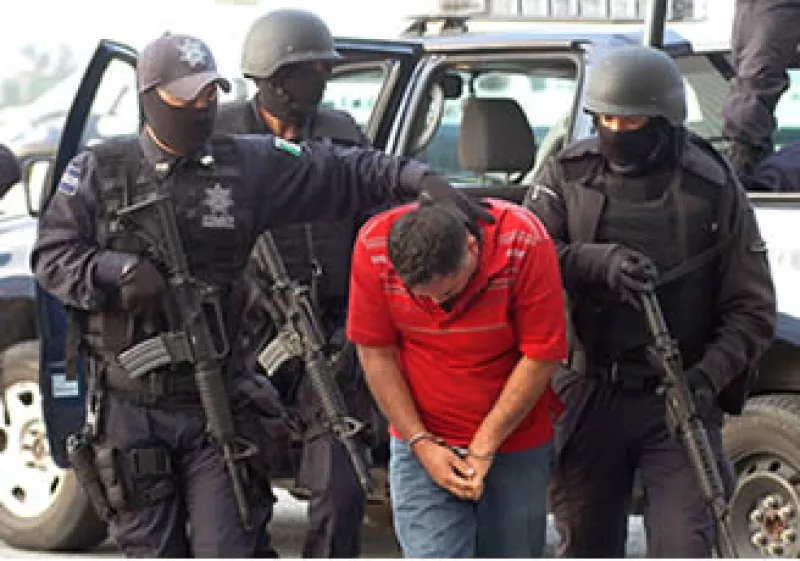 Miguel Ángel Beraza fue detenido el sábado junto con otros 33 miembros de La Familia Michoacana. (Foto: Notimez)