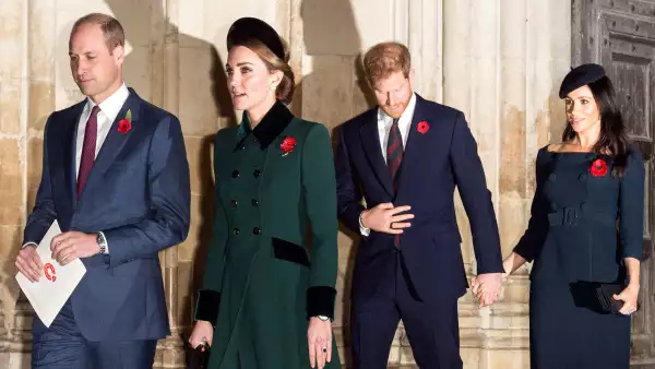 William, Kate, Meghan y Harry