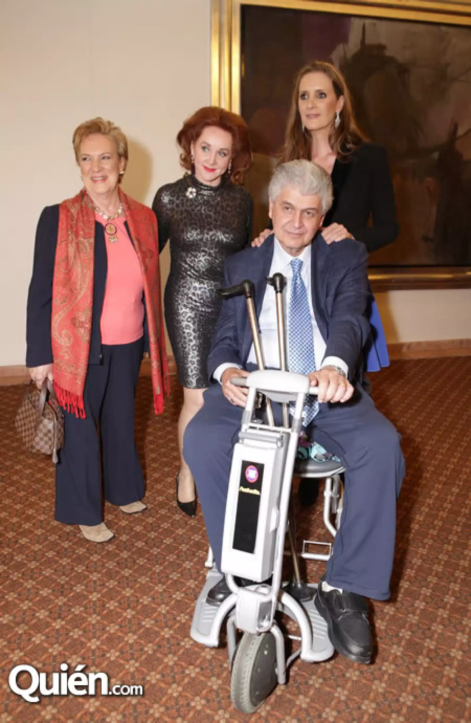 Malena Cosío, Patricia Barrios Gómez y Alfredo y Begoña Elías Ayub