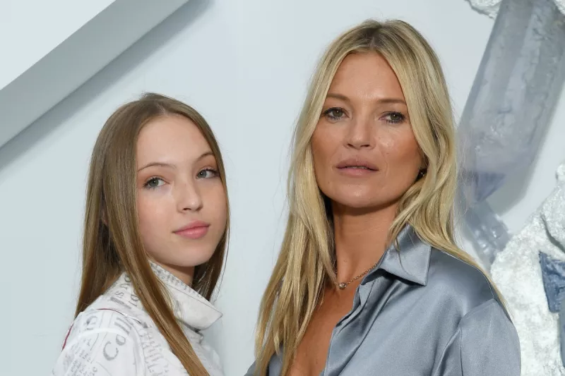 Lila y Kate Moss