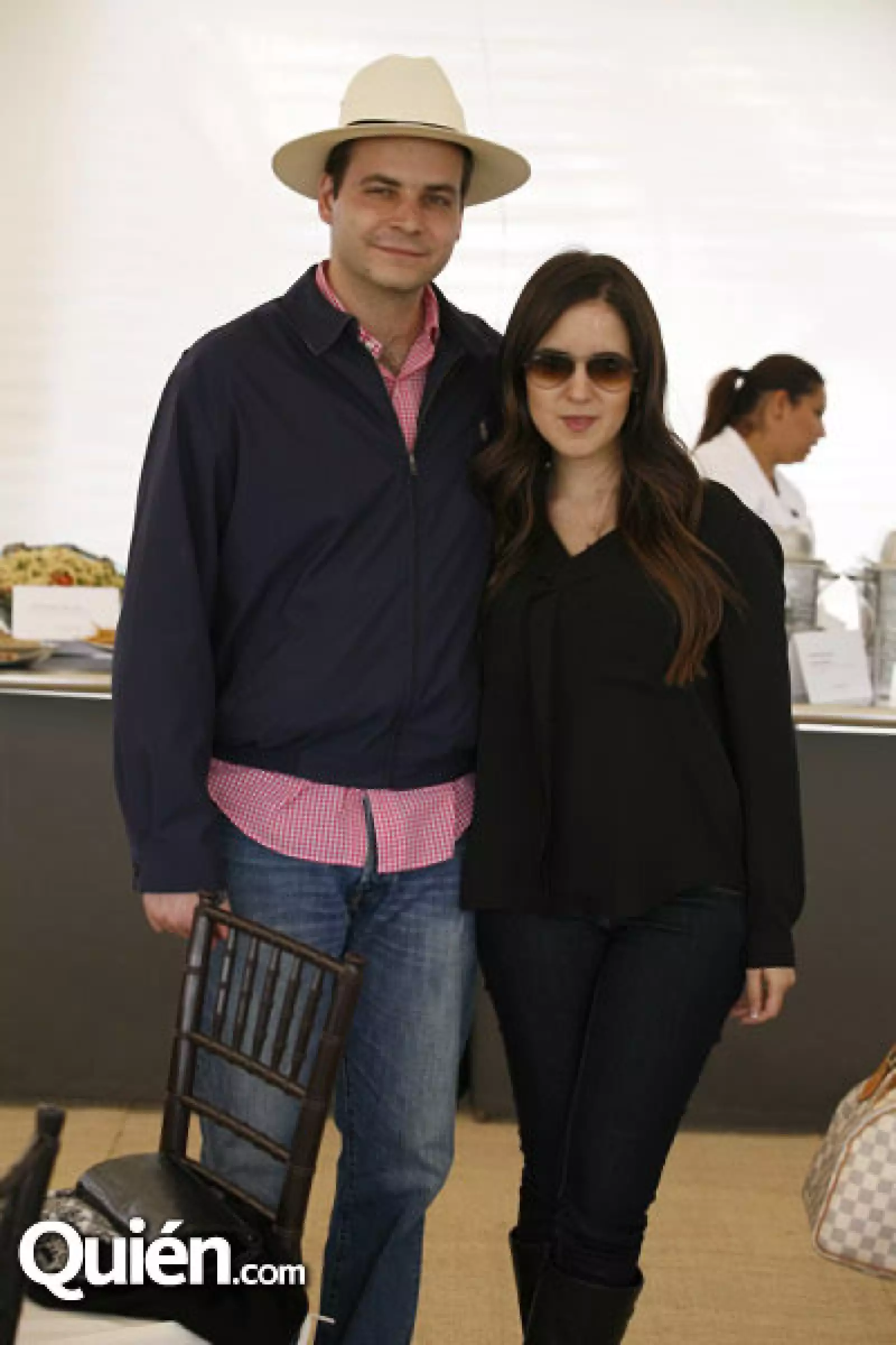 Vincent Charasrour y Daniella Tellechea