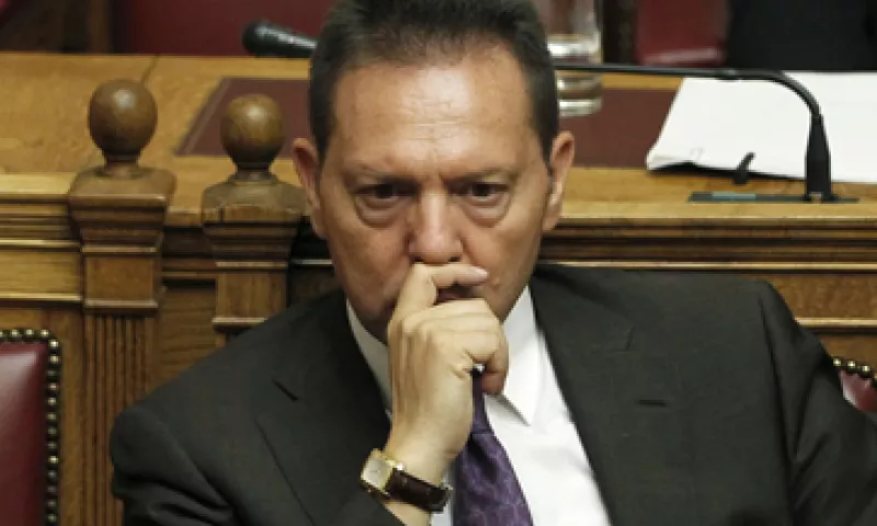 Yiannis Stournaras, cuenta ahora con más seguridad tras recibir la amenaza. (Foto: AP)