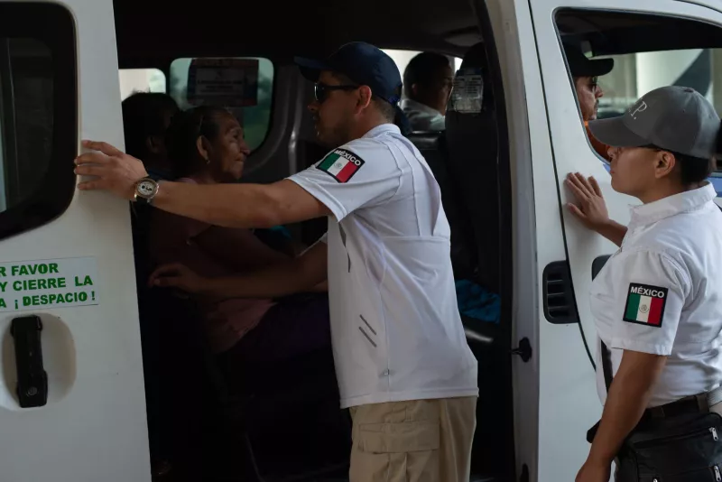 Operativos de revisión en busca de migrantes que intenten salir sin documentos migratorios.