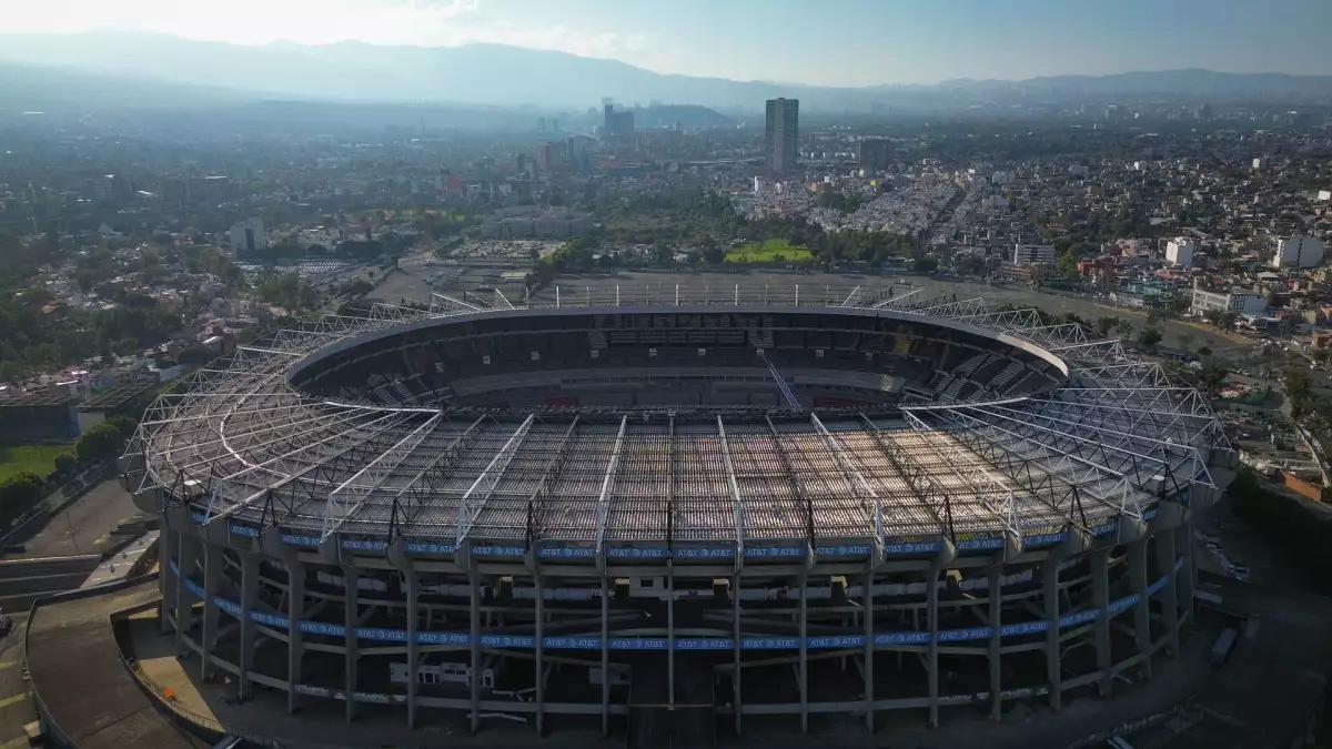 Aéreas remodelación Estadio Azteca