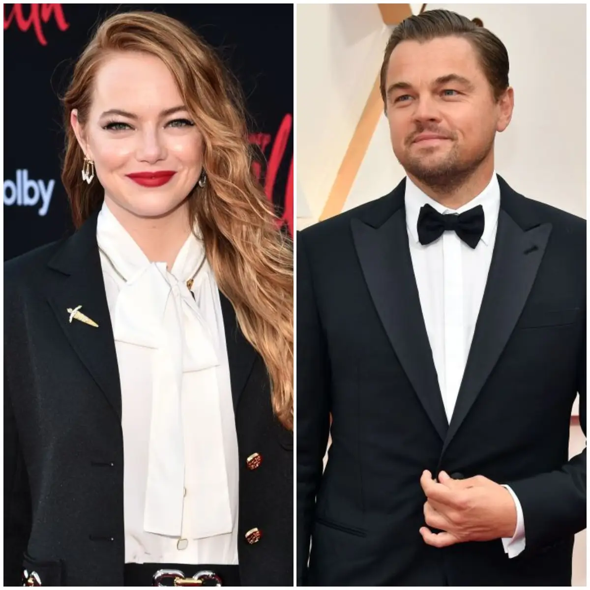 Emma Stone y Leonardo DiCaprio