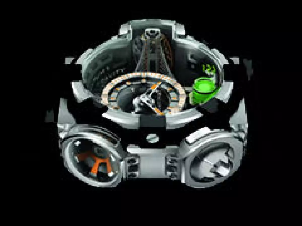 Una clara revolución en la relojería se puede apreciar en la manufactura de este reloj. (Foto: Cortesía)