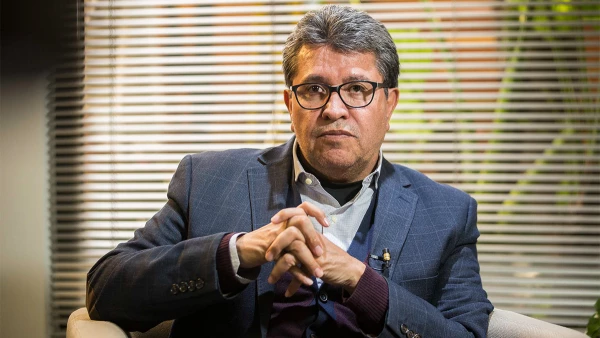 Ricardo Monreal, coordinador de la bancada de Morena en el Senado. Foto: Diego Álvarez.