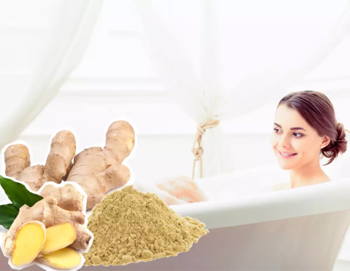 El baño con jengibre te va a ayudar si tienes gripa.