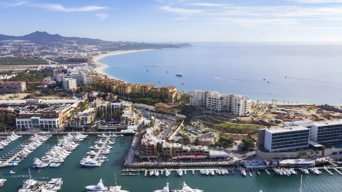 Vista aérea de Los Cabos