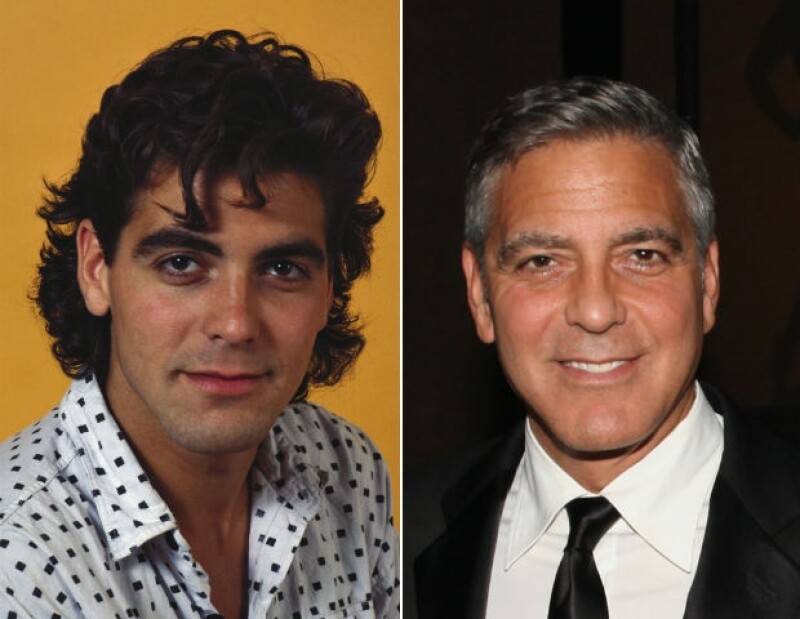 Definitivamente, George Clooney en 1985 no es tan atractivo como el de hoy en día.