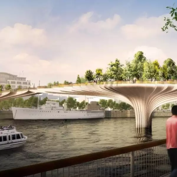 londres tamesis puente jardin