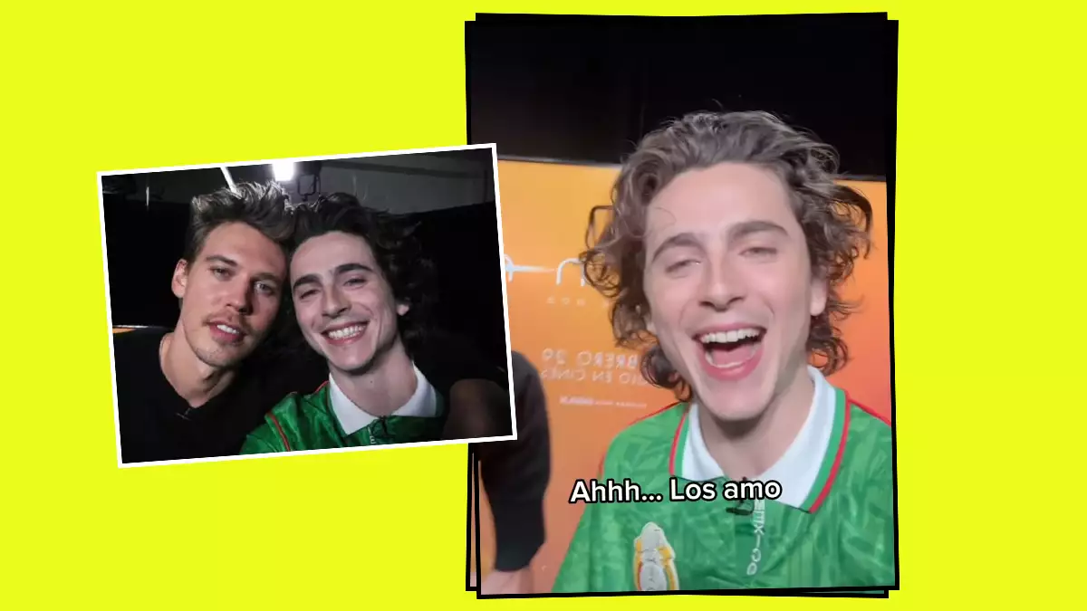 Timothée Chalamet usa la playera de la selección mexicana en su visita a CDMX